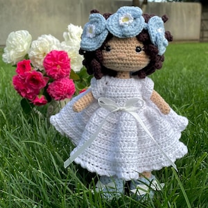 Amigurumi doll, Crochet doll, Amigurumi doll For Sale, Princess Doll For Sale, Stuffed Doll, Crochet Princess Doll
