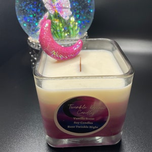 Minty Starry Night Candle