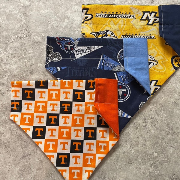 Tennessee Sports Team Apparel for Pet, Titans Pet Apparel,  Pet bow ties,  Nashville Predators Pet Accessories, Nashville Bandanas,