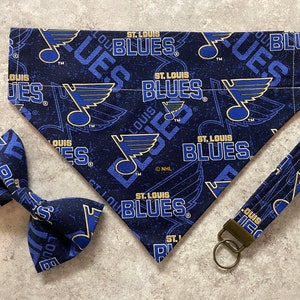 St. Louis Blues Pet Bandana or Bow Tie: Team Apparel