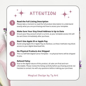 Purple Butterfly Funeral Program Template Digital Memorial Service Booklet Celebration Life Remembrance Card Obituary Editable Canva Design imagen 9