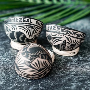 Mezcal Buzz Customized Jicaras set of 3