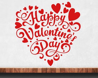 Decal Sticker Happy ValentineS Day Style T Holidays and Occasions Store Sign-36inx24in Decal Sticker Happy ValentineS Day Style T Holidays and Occasions Store Sign-36inx24in