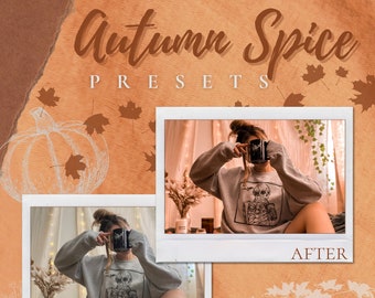 Autumn Spice Lightroom Presets | 5 pack