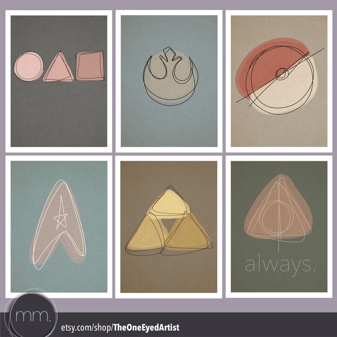 Boho Nerd Wall Art Prints Set of 12 Printable Digital Etsy