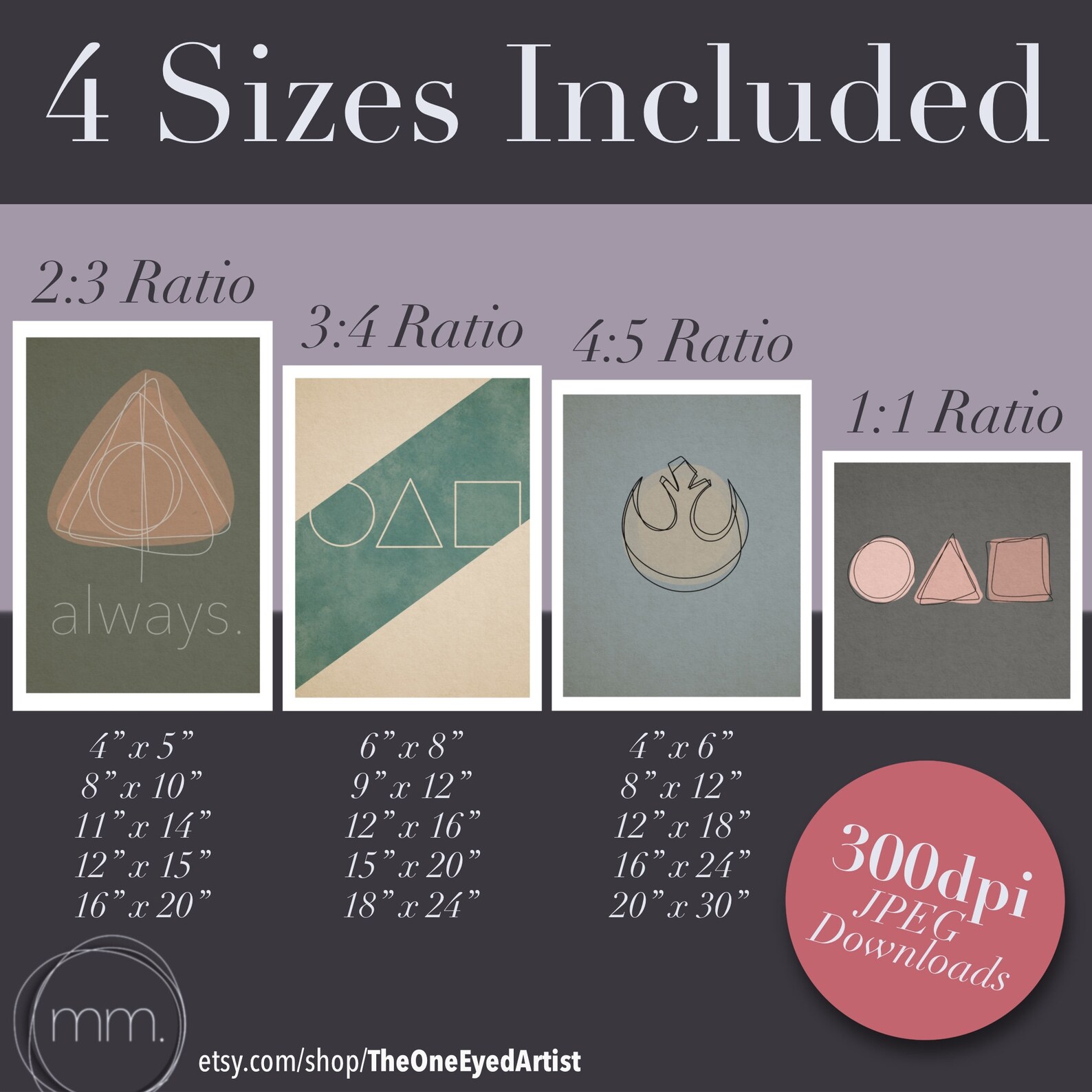 Boho Nerd Wall Art Prints Set of 12 Printable Digital Etsy