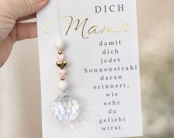 Muttertag Geschenk für Mama – Sonnenfänger Karte mit Spruch zum Muttertag