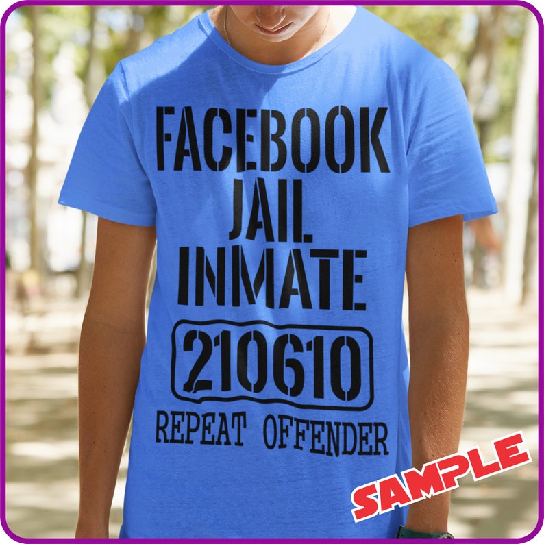 Facebook Jail Inmate Svg and Png Lazy Costume Inmate Svg - Etsy UK