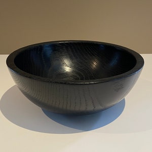 Black dyed Oak bowl