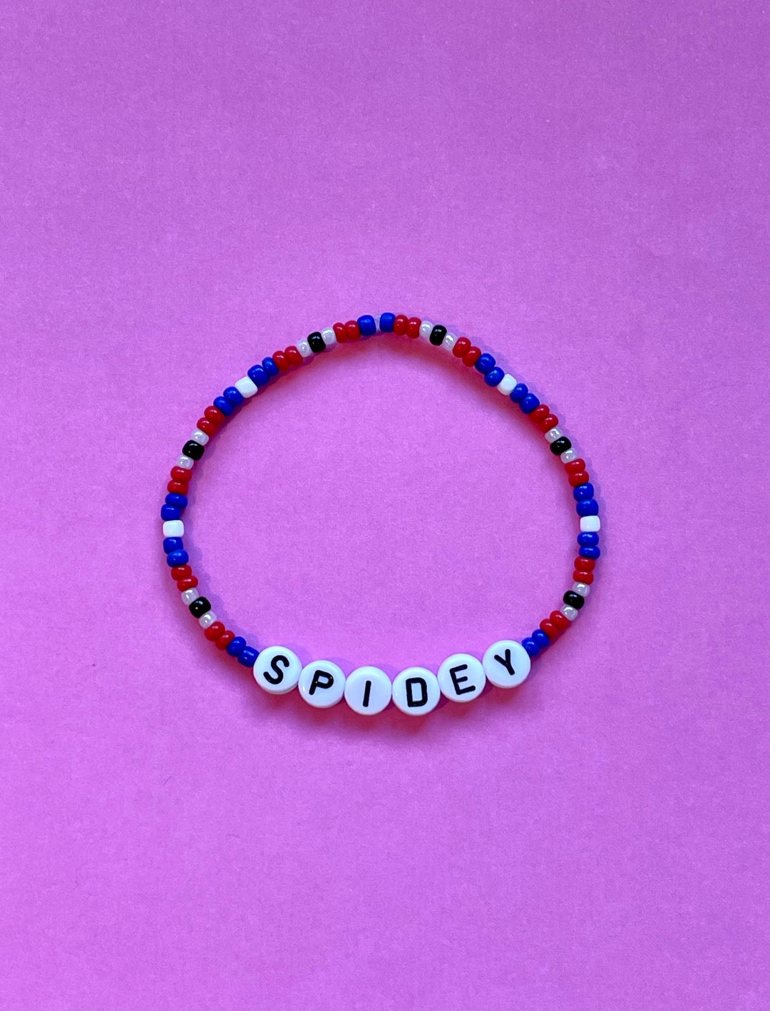 Marvel Spider-man Beaded Bracelet No Way Home - Etsy