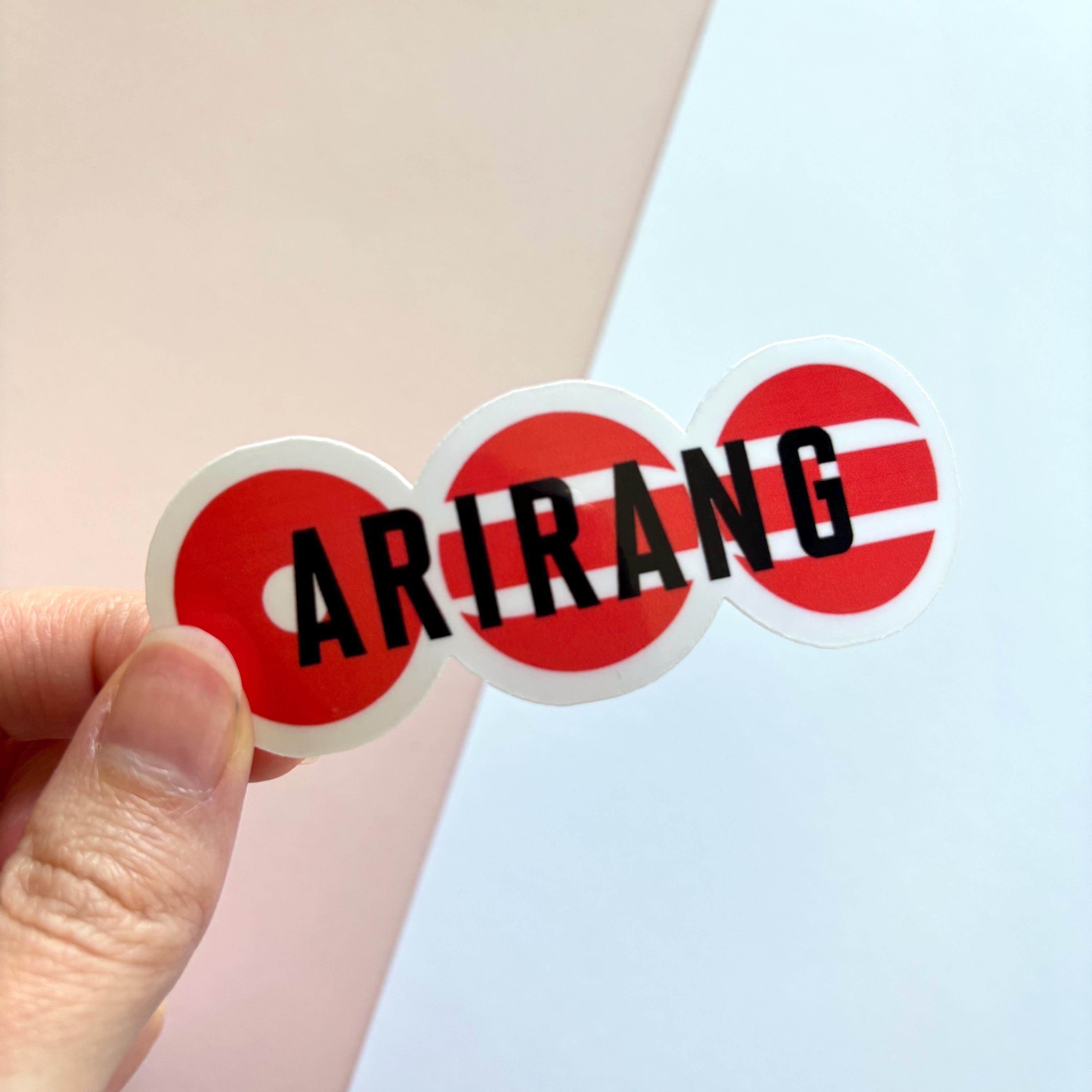 Ariyan Sticker Arirang Waterproof Laminated Vinyl Die Cut Sticker, Laptop Sticker - Etsy