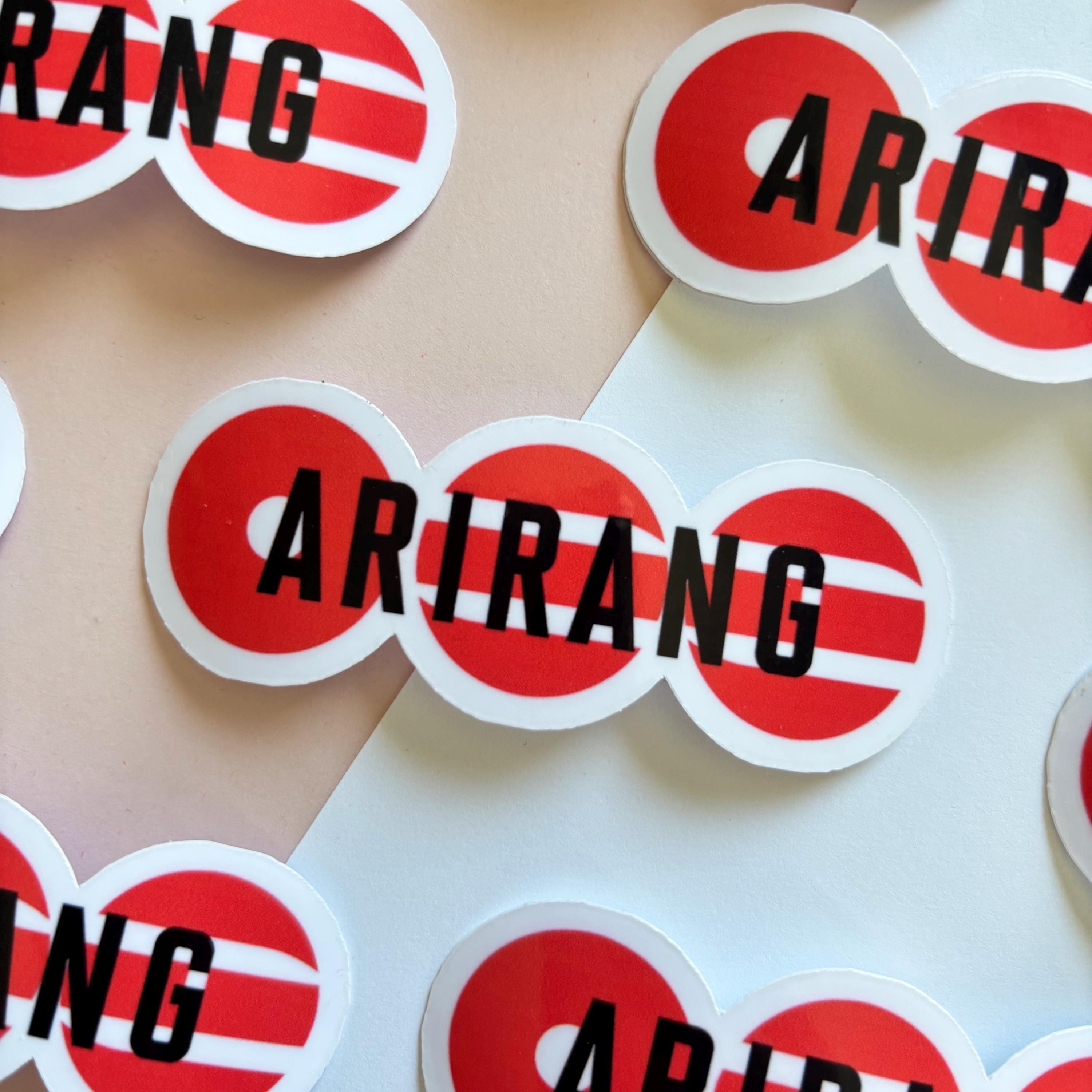 Ariyan Sticker Arirang Waterproof Laminated Vinyl Die Cut Sticker, Laptop Sticker - Etsy