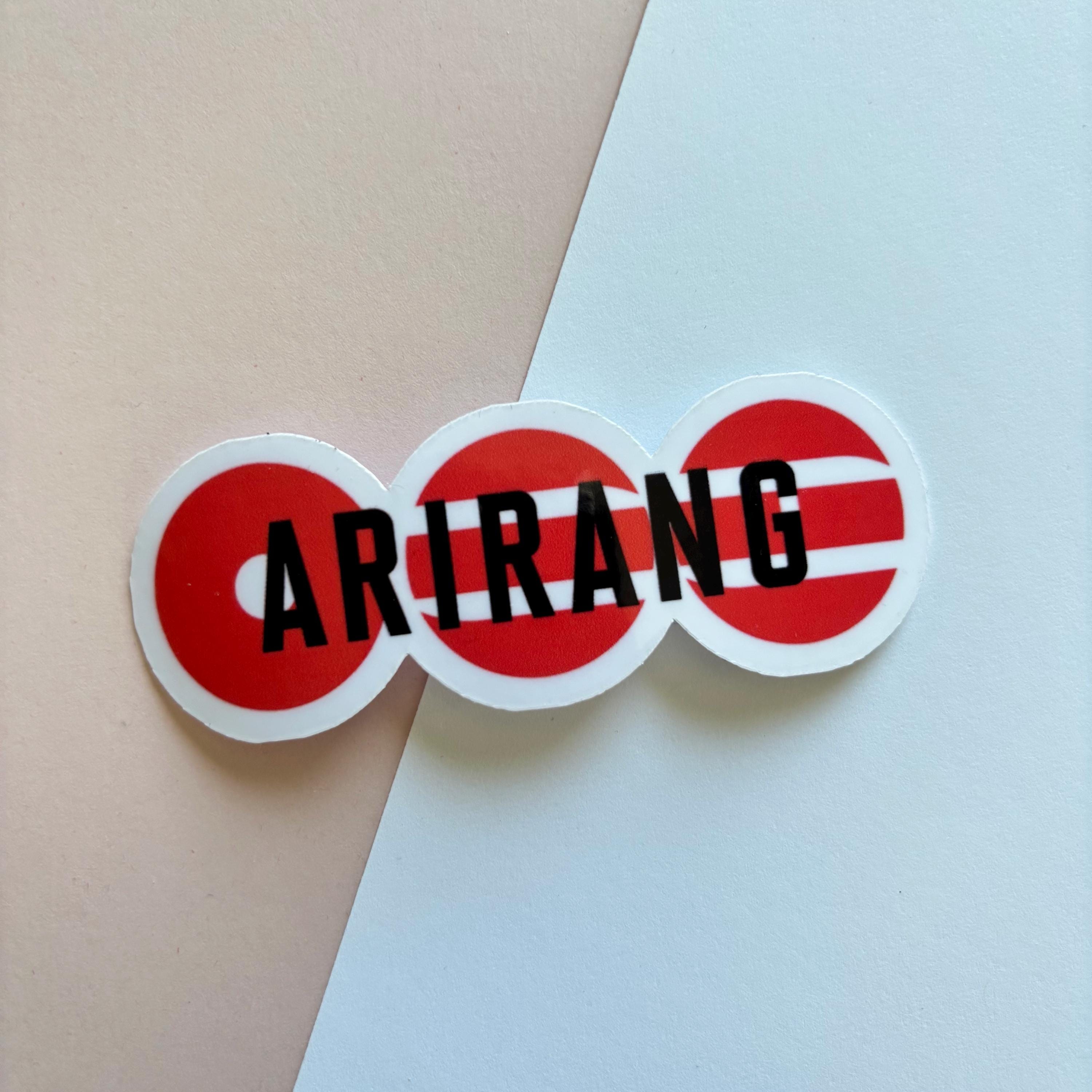 Ariyan Sticker Arirang Waterproof Laminated Vinyl Die Cut Sticker, Laptop Sticker - Etsy