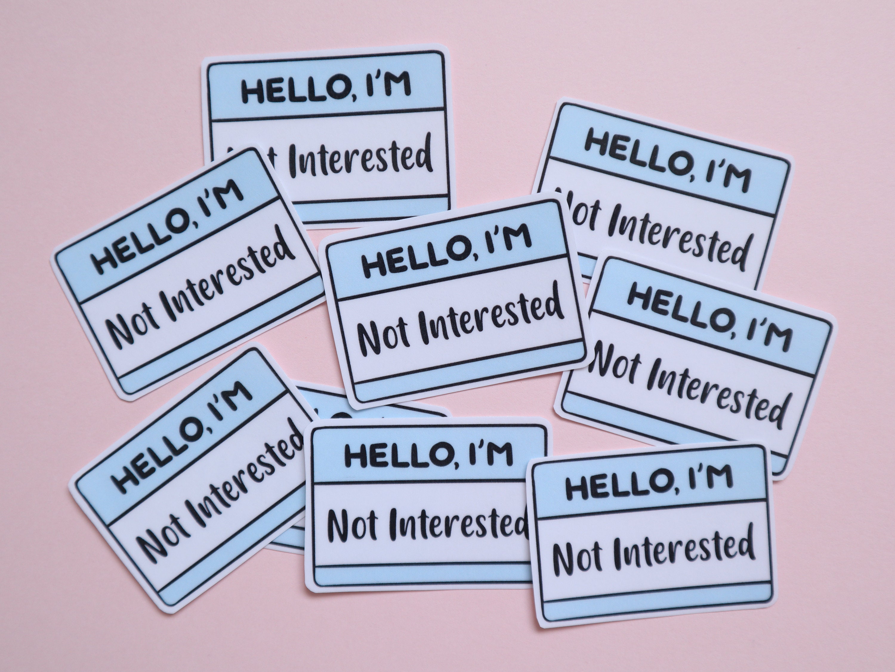 Hello I'm Name Tag Sticker Mood Name Tags Anxious - Etsy
