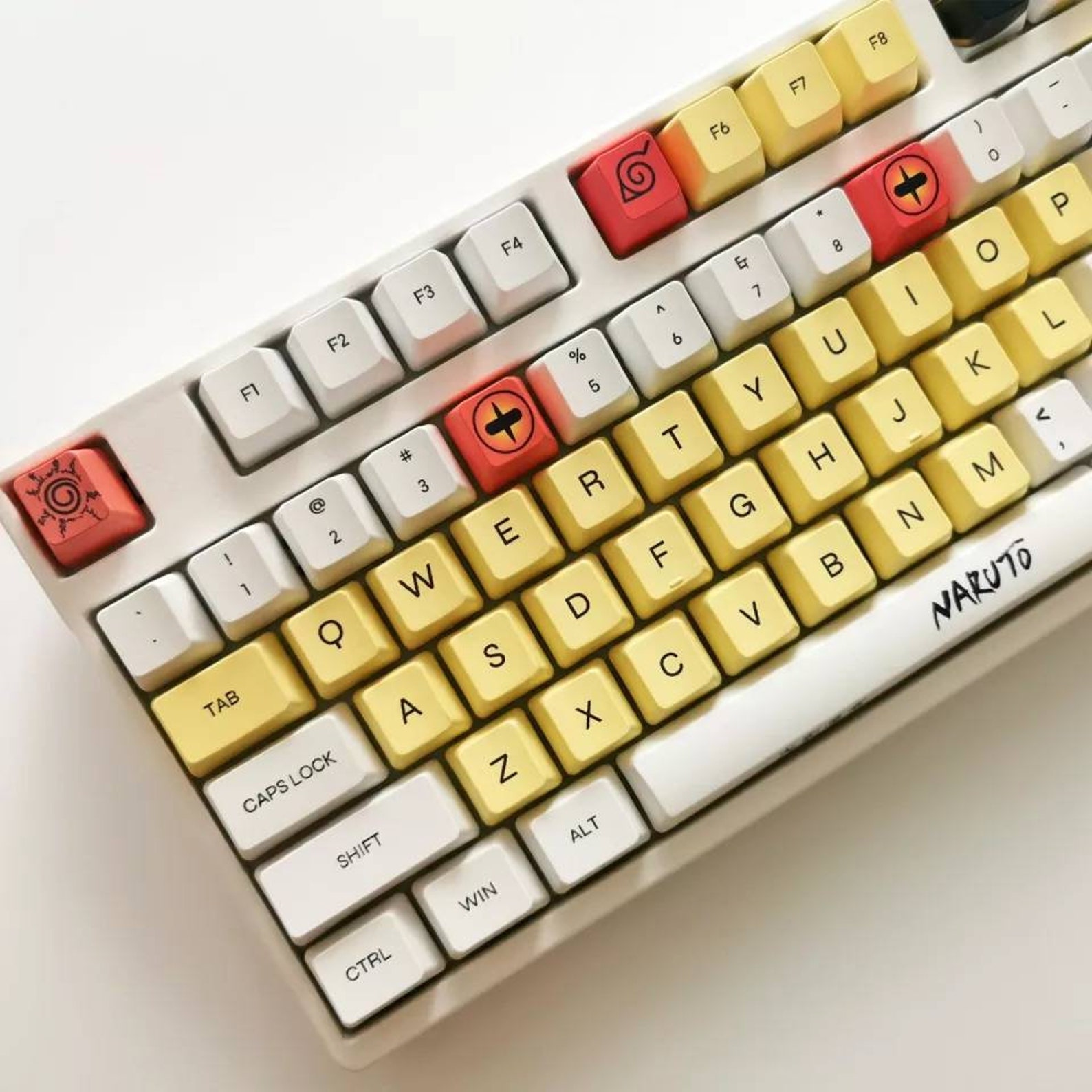 Anime Naruto Keycap PBT Sublimation Mechanical Keyboard Etsy UK