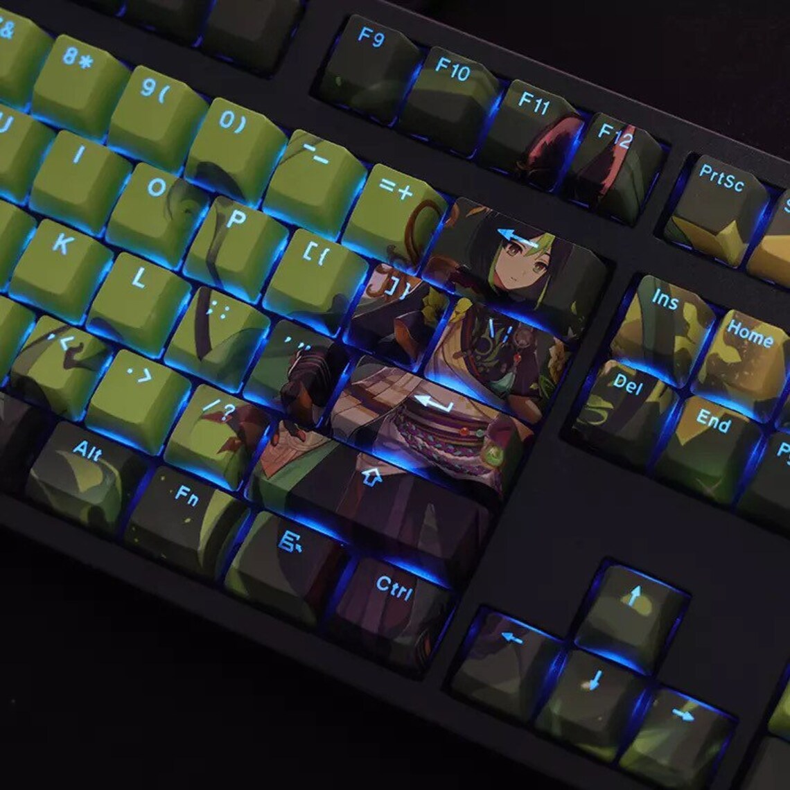 Anime Genshin Impact Keycap PBT Mechanical Keyboard Tighnari Etsy India