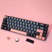 Sub Japanese Sakura Theme 136 Keycaps Set For Mechanical Keyboard PBT Cherry Profile