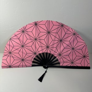 Hayami Hana Fan / Large Fan / Rave Accessories / Hand Fan / Rave Hand Fan / Clacking Fan / EDM / Festival Rave Fan / Rave Fan / Unique Fans