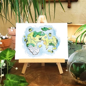 Carte Fantaisie - Impression A5 [AQUARELLE]