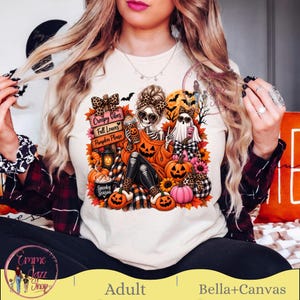 Skeleton Halloween Shirt — Spooky Shirt, Pumpkin Patch Shirt, Cute Fall Shirt, Adult Shirt,  Spooky Season Shirt
