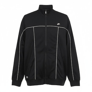 Chaqueta deportiva Nike en blanco y negro, modelo vintage de los años 2000, talla 4XL, estilo Dadcore Y2K.