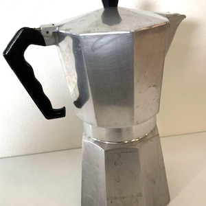 VTG Bialetti Moka Express 12Cup Stovetop Espresso Maker Italy Aluminum 1970-90s