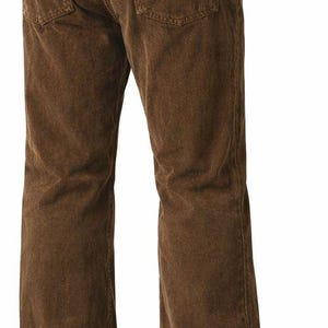 Wrangler Fashion Jeans Herren 36x33 Braun Cord Boot Flare New Old Stock w/Tag Bild 4