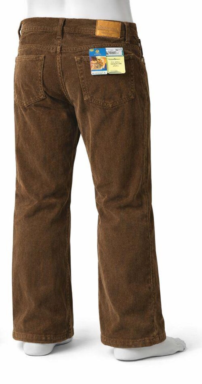 Wrangler Fashion Jeans Herren 36x33 Braun Cord Boot Flare New Old Stock w/Tag Bild 4