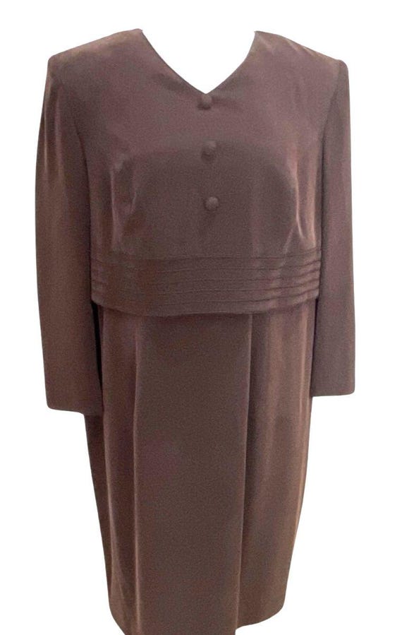 patrick collection silk dress Patrick Collection Vintage 1990s Peacock Blue 100% Silk Dress
