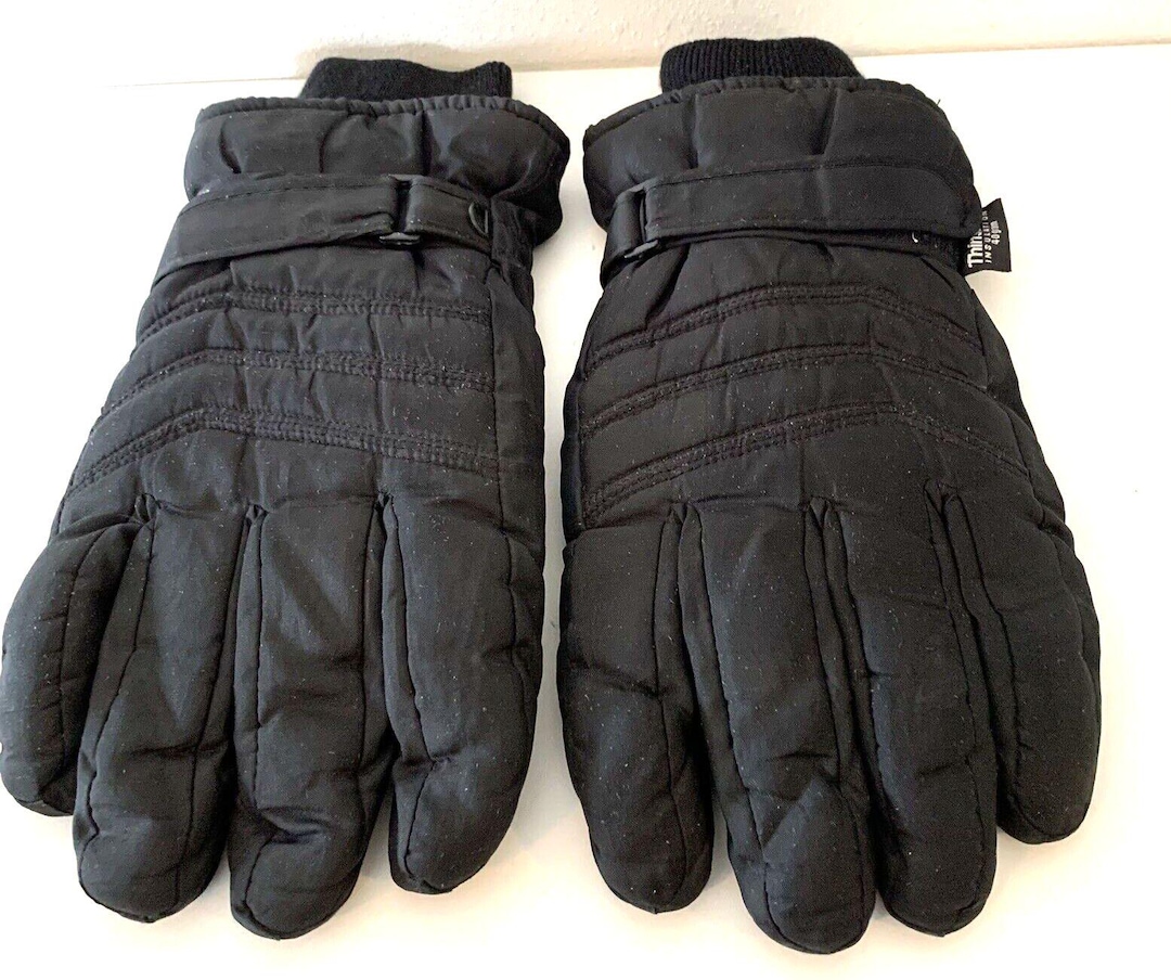 Insulated Leather Winter Gloves
