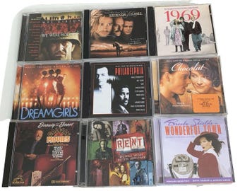 Lote de 10 CD de música con bandas sonoras originales de películas conocidas