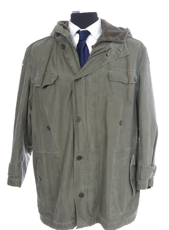 German Army Parka Coat with Sherpa Lining NATO and