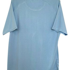 Camisa Tommy Bahama para hombre, talla XL, mezcla de modal y poliéster, color azul, Dadcore Resort, VTG imagen 3