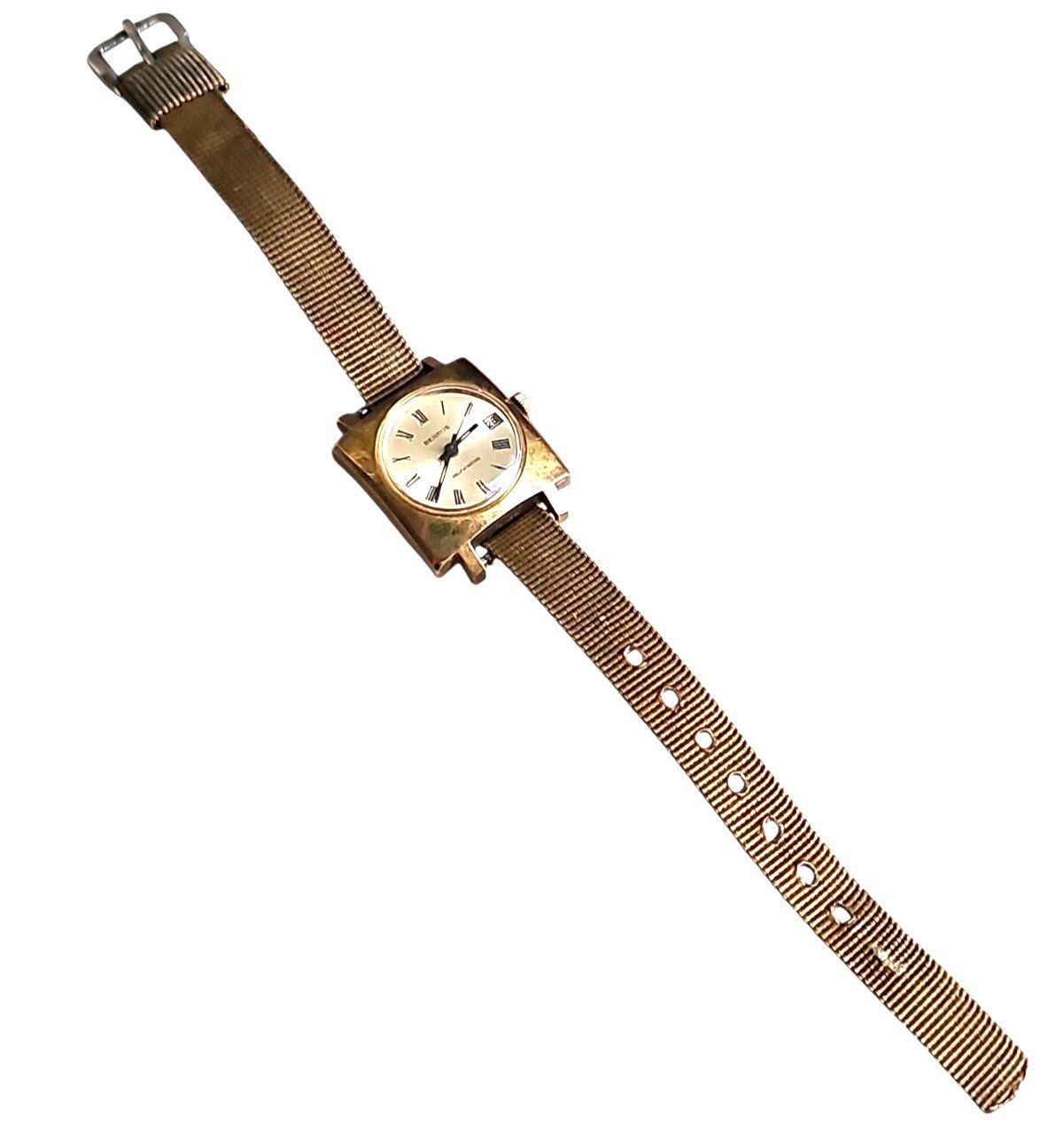 Vintage Benrus 17-Jewel Manual Wind Women\'s Wristwatch Mesh Band 1960s-1970s Benrus 17 Jewels - Etsy main image 4