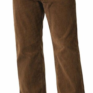 Wrangler Fashion Jeans Herren 36x33 Braun Cord Boot Flare New Old Stock w/Tag Bild 3