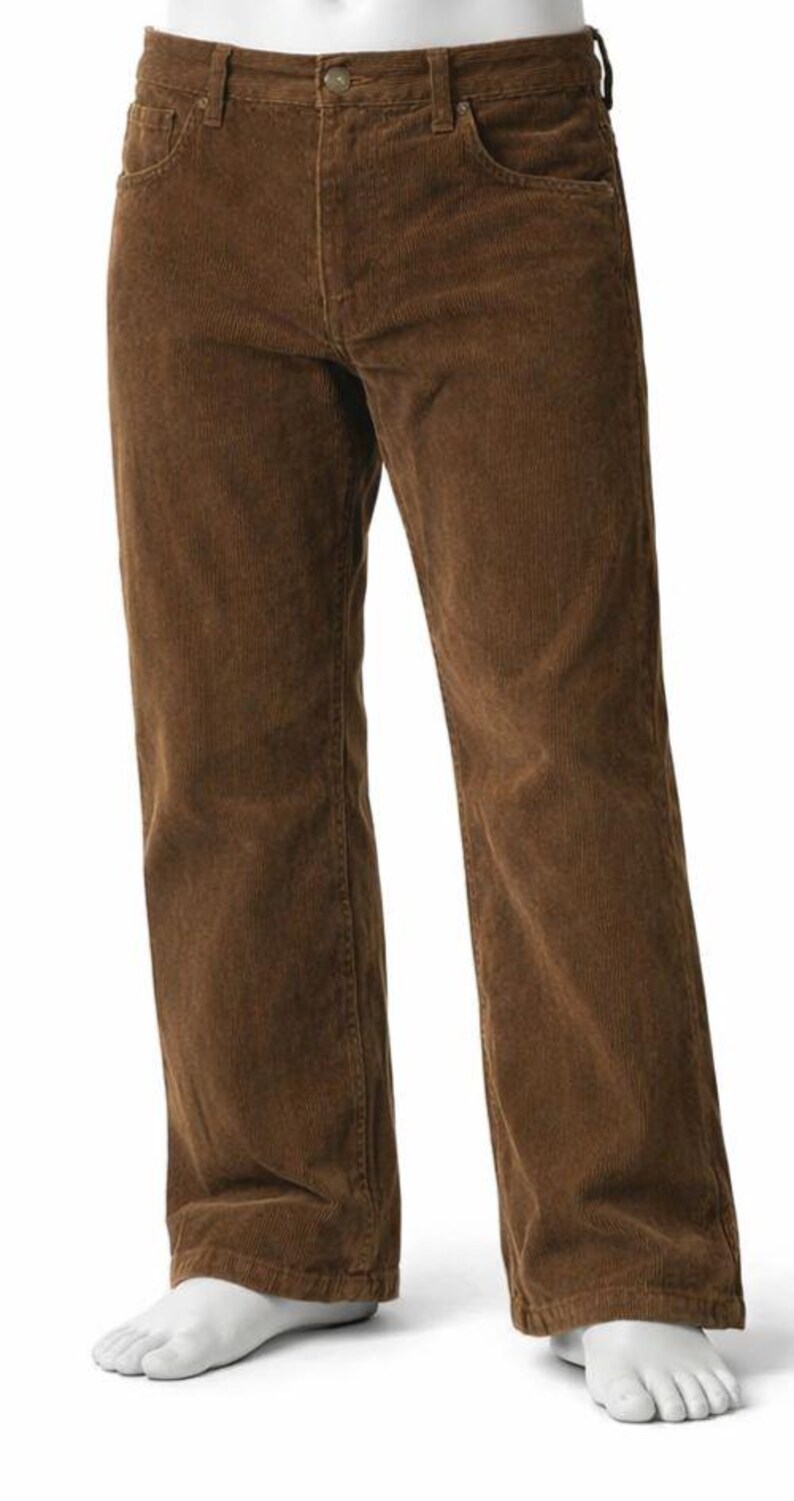 Wrangler Fashion Jeans Herren 36x33 Braun Cord Boot Flare New Old Stock w/Tag Bild 3