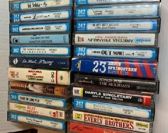 Lot of 11 Musical Cassette Tapes: Soul, Country, Pop, Rock (See Description)