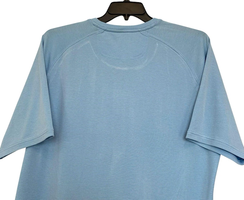 Camisa Tommy Bahama para hombre, talla XL, mezcla de modal y poliéster, color azul, Dadcore Resort, VTG imagen 9