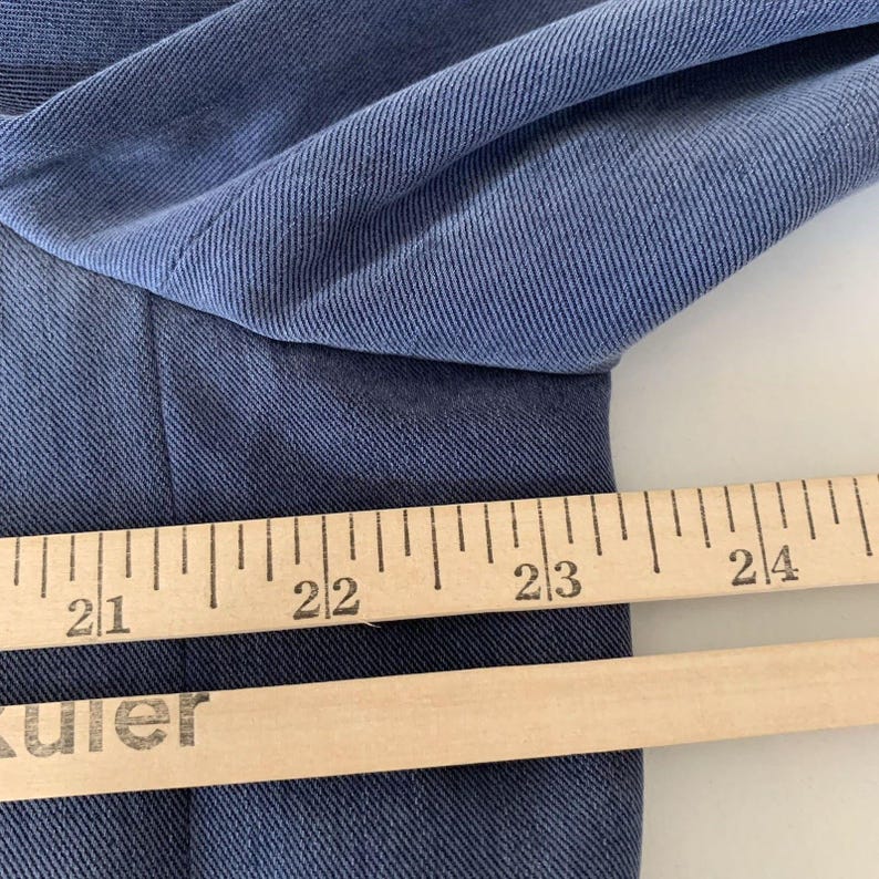 Ralph Lauren Blazer Herren 42L Pulverblau 100% Tencel Jacke Sport Mantel Bild 11