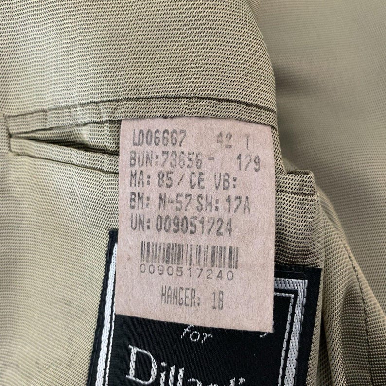 Ralph Lauren Blazer Herren 42L Pulverblau 100% Tencel Jacke Sport Mantel Bild 12