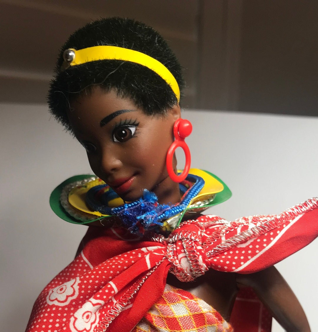 African Traditional Kenyan Dressed Doll, Rare Etsy