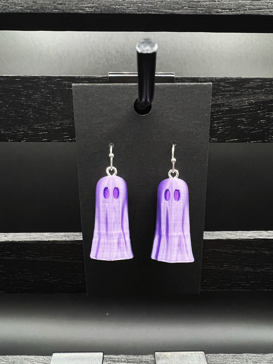 Gruselige Halloween Ohrringe Schädel Alien UFO Hex Produktbild-Vorschau 2