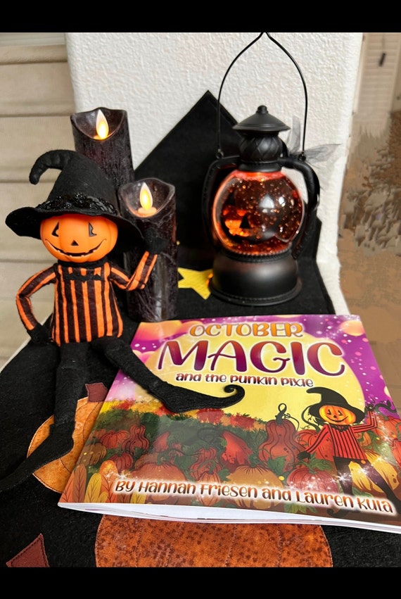 Punkin Pixie & 'October Magic' Book - Halloween Tradition