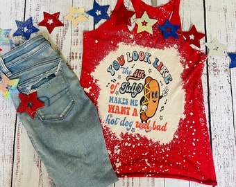 Makes me want a hot dog tank top