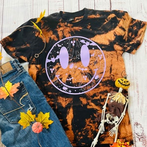 Halloween smiley t shirt