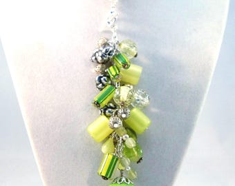 Joyería para cicatrices. Collar cascada para cubrir cicatrices en el pecho.