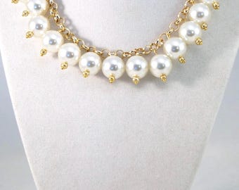 Collar de perlas con cadena gruesa de oro: elegante joya para cubrir cicatrices