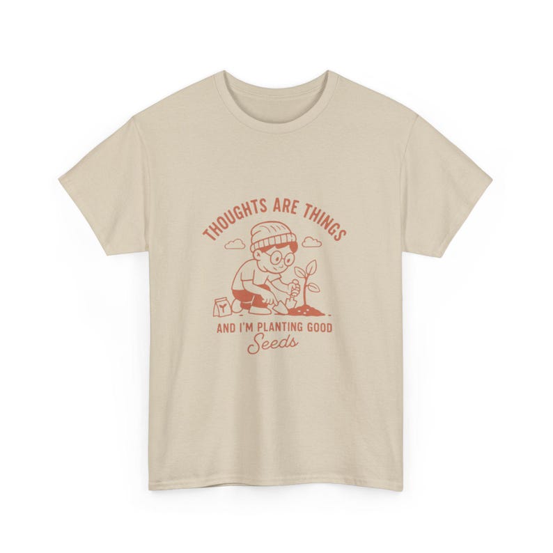 Vintage T Shirt Positive Vibes Shirt, Motivational t-shirt, Inspirational t-shirt, Gardening Gifts, Retro Summer t-shirt, Mental Health image 4