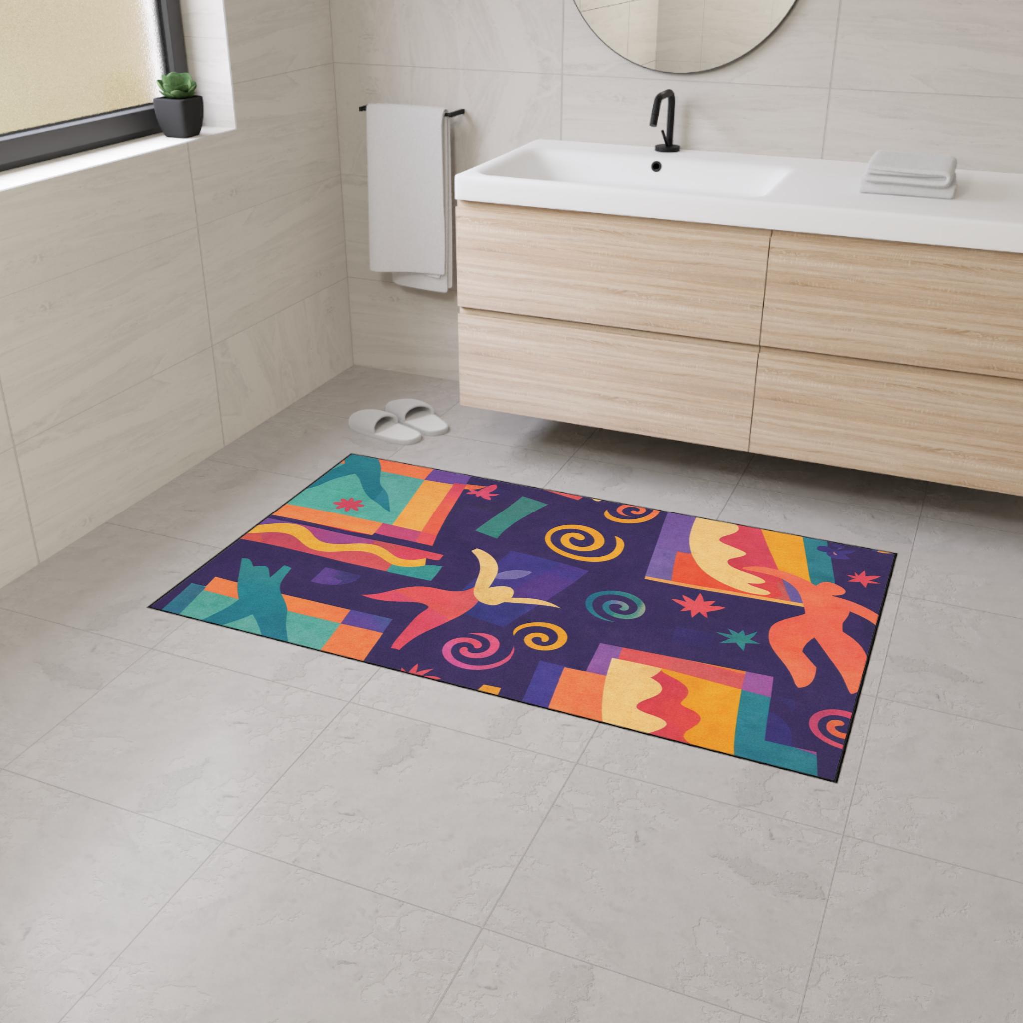 Global Village Coffeehouse Area Rug Gvcdesign, 2000s Art, Retro Art ...