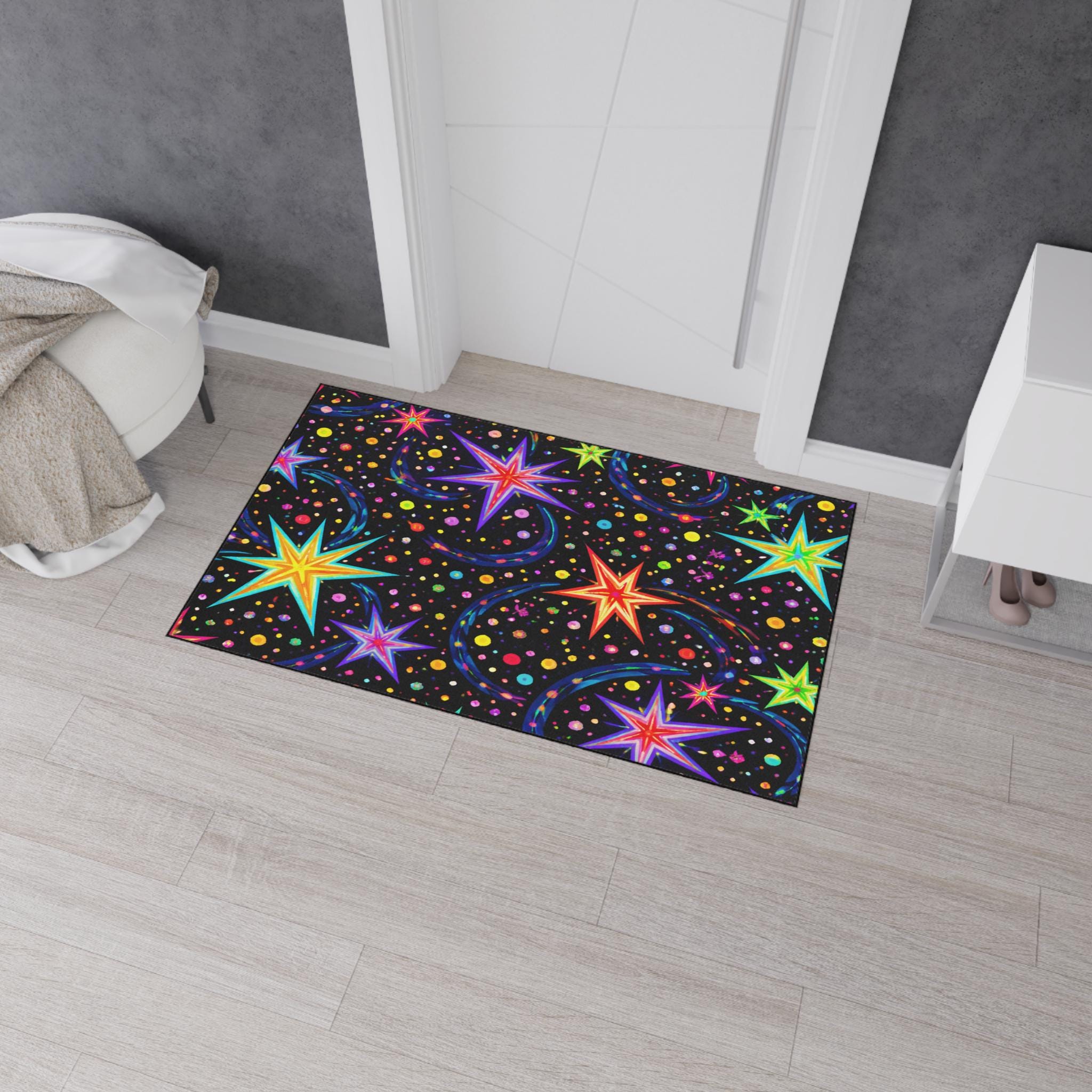 90s Arcade Rug, Game Room, Nostalgia, Wacky Pomo, Cinema Room Neon Star ...